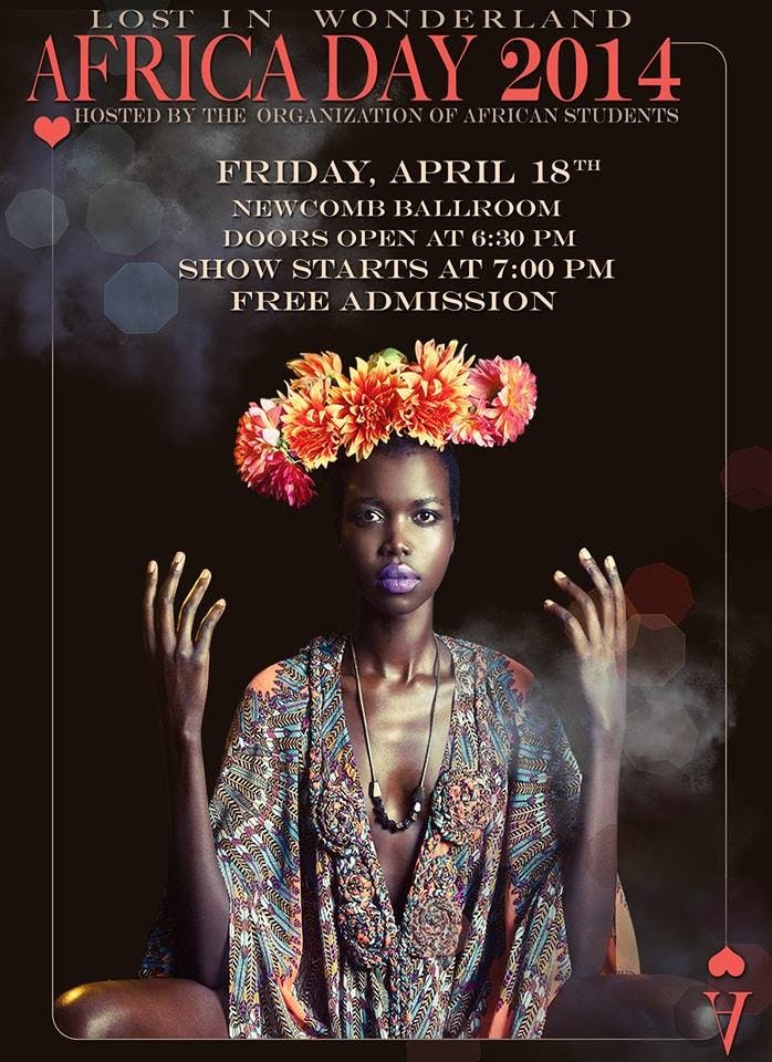 	The celebration will showcase African music, history and dance in hopes of increasing cultural awareness around Grounds.