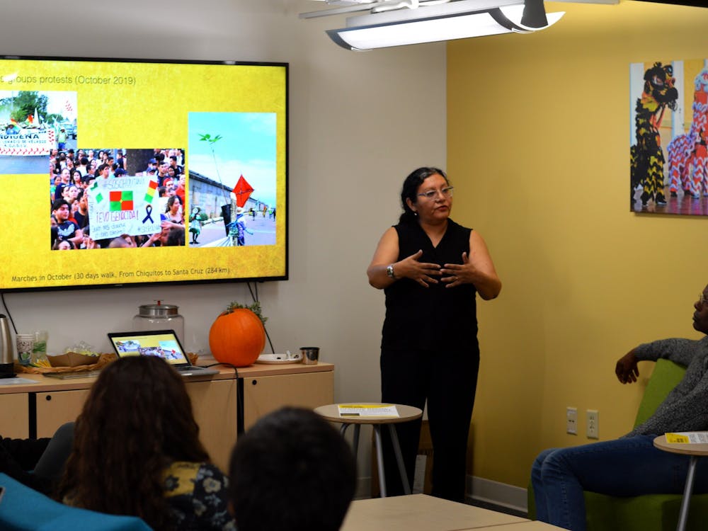 Anthropology Professors Sonia Alconini and George Mentore were joined by History Professor Brian Owensby and members of PLUMAS.
