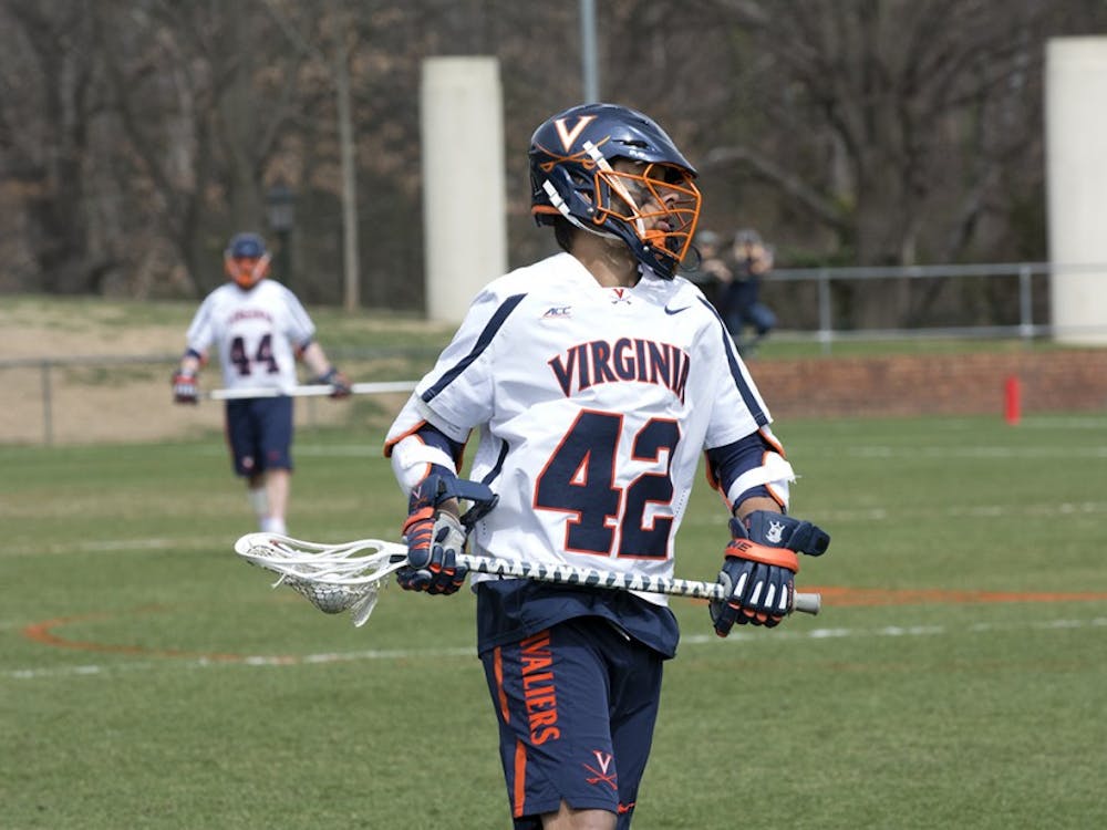 Junior attacker Mikey Herring had three goals and an assist in Virginia's loss to Duke on Saturday.&nbsp;