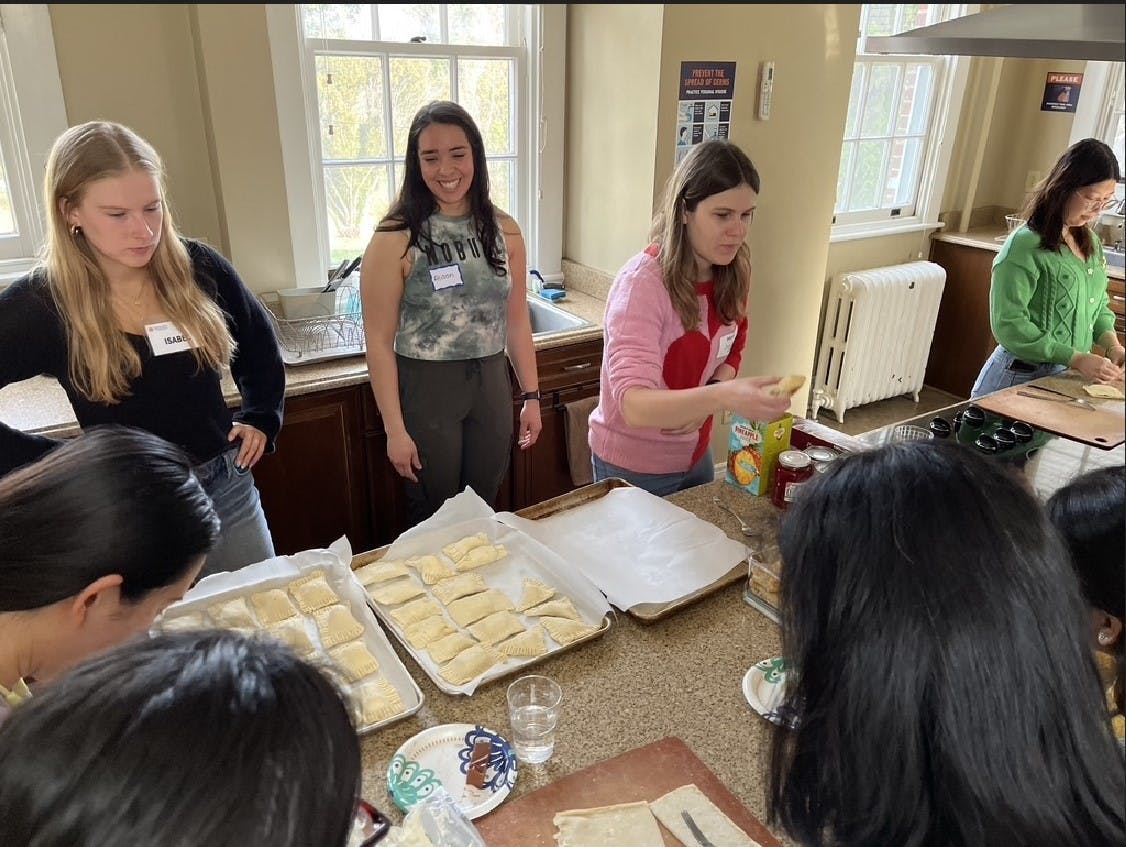 I chose two fail-proof and delicious recipes from my Latin heritage to share with the class — pastelitos de guayaba and piña coladas. &nbsp;