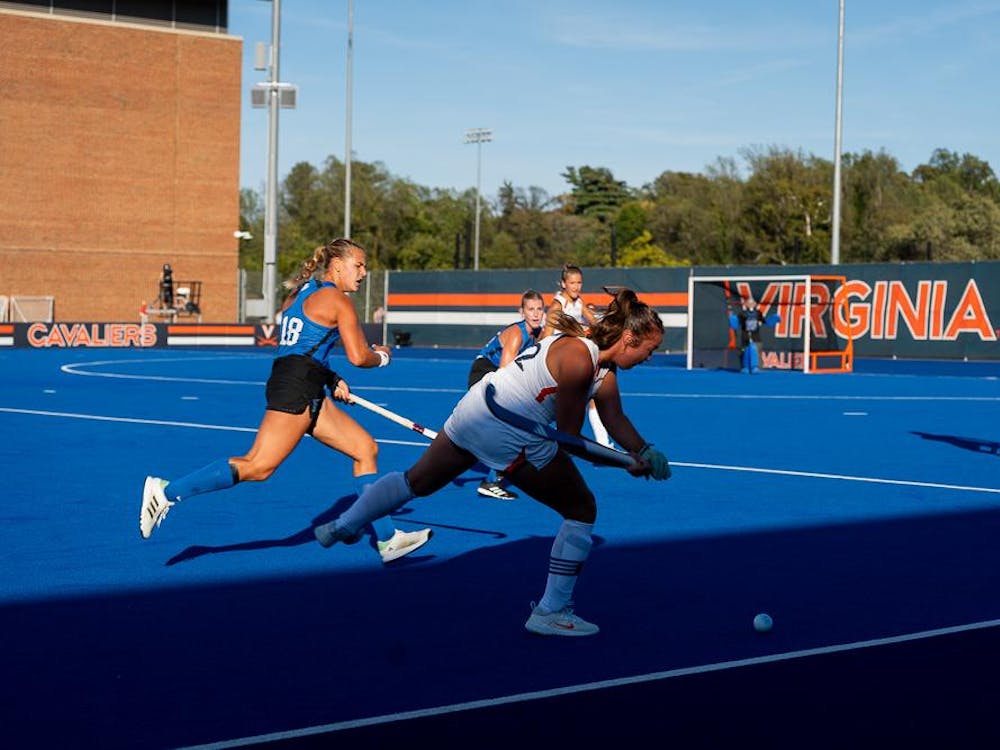 Mia Abello navigates through traffic.