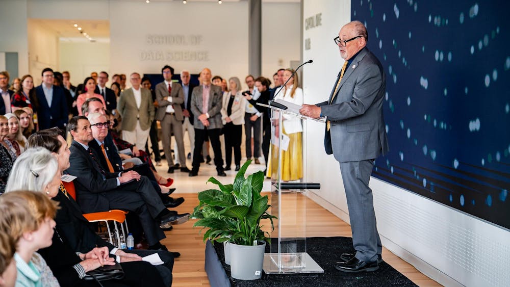 Former SDS Dean Philip Bourne spoke at the school's official opening in 2024.