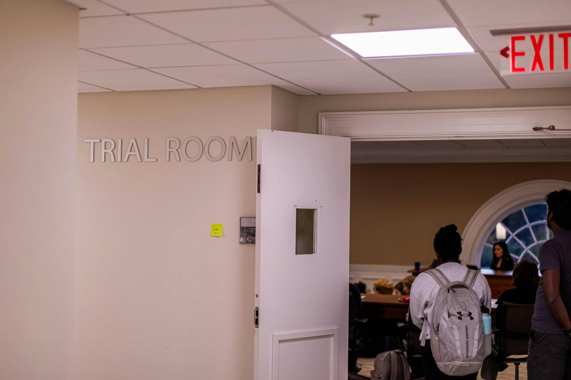 UJC Trial Room photographed Oct. 22, 2023