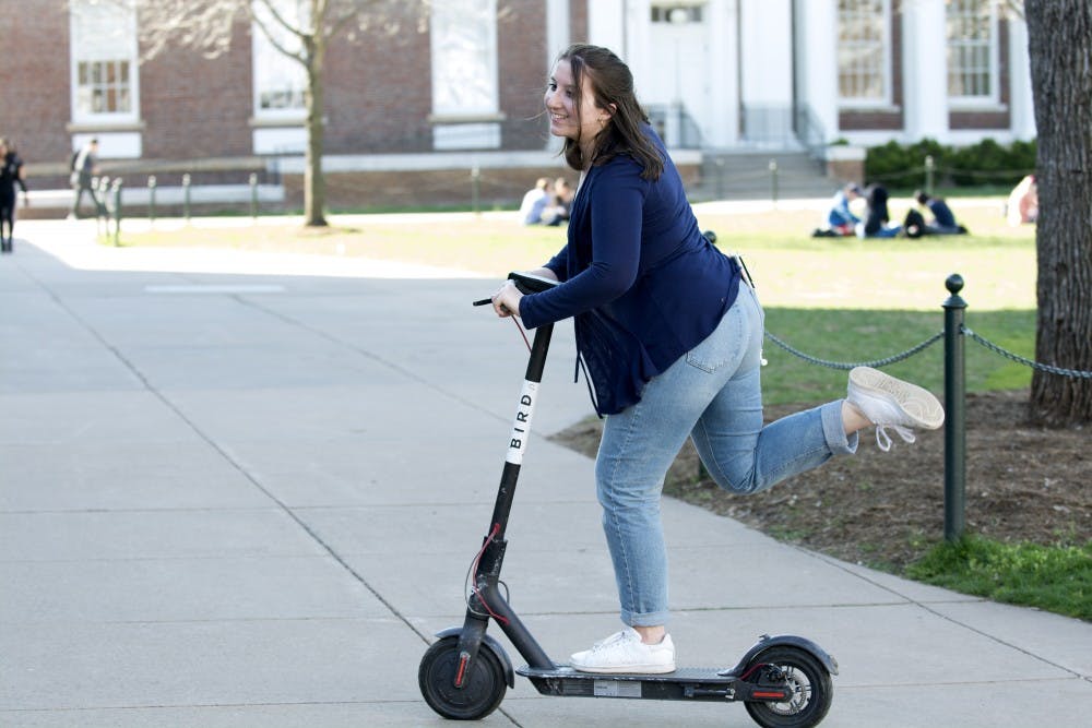 Humor columnist Katie Tripp pens a plea to all scooterers on Grounds.