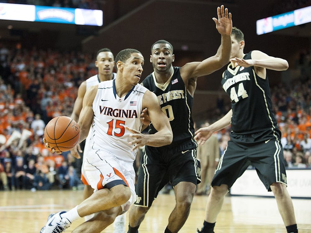 Junior guard Malcolm Brogdon got in front of shifty Wake Forest junior guard Codi Miller-McIntyre on the game's final possession, and the Demon Deacons' leading scorer turned the ball over. 