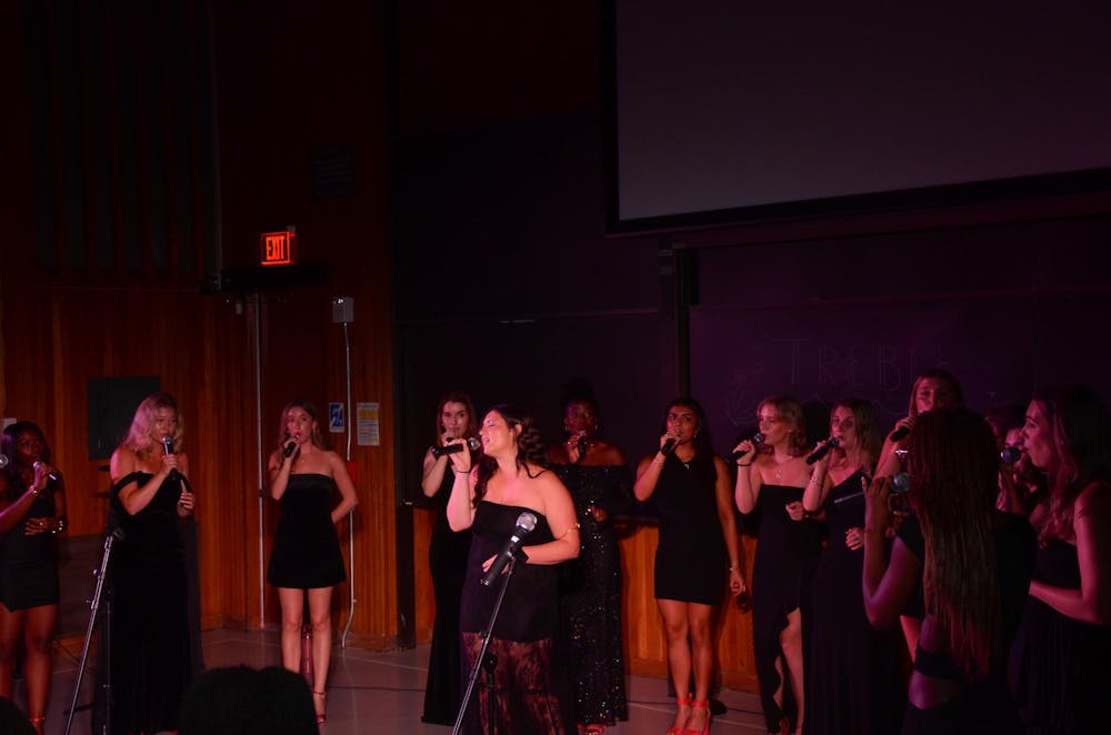 With a dual album release and concert Saturday, Hoos in Treble made their mark on the University a cappella scene this spring. 