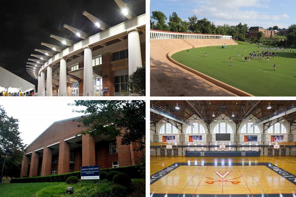 <p>John Paul Jones Arena, Lambeth Field, the Aquatic &amp; Fitness Center and Memorial Gymnasium are just a few of the spots perfect for Virginia fans to visit on Valentine's Day.&nbsp;</p>