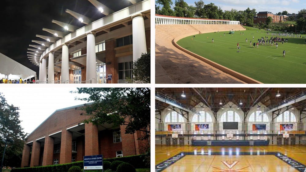 John Paul Jones Arena, Lambeth Field, the Aquatic &amp; Fitness Center and Memorial Gymnasium are just a few of the spots perfect for Virginia fans to visit on Valentine's Day.&nbsp;