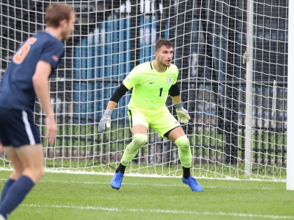 Junior goalkeeper Colin Shutler had five saves for Virginia, helping the Cavaliers to an NCAA-leading 10th shutout.