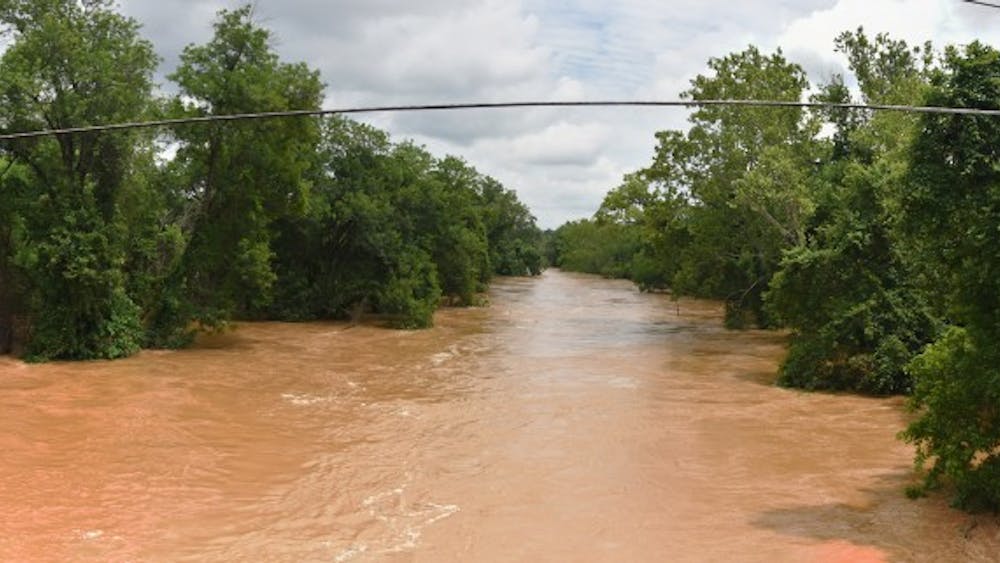 Higher water levels were observed on the Rivanna River Thursday.&nbsp;