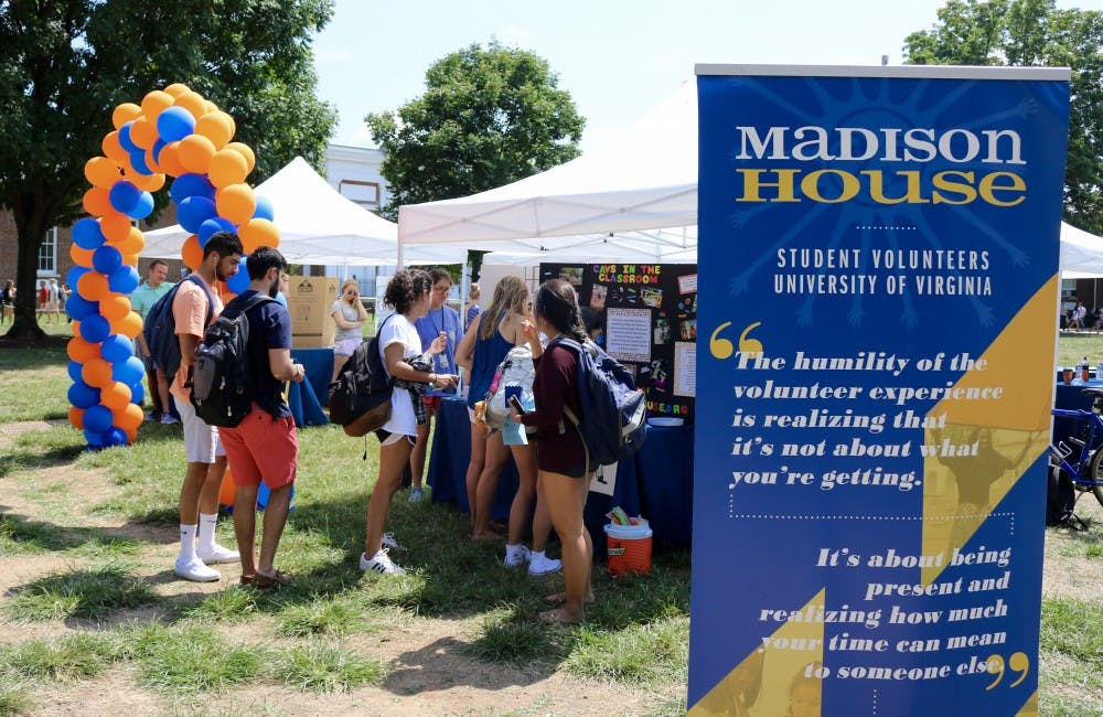 <p>Madison House held their Volunteer Programs Fair on the South Lawn.&nbsp;</p>