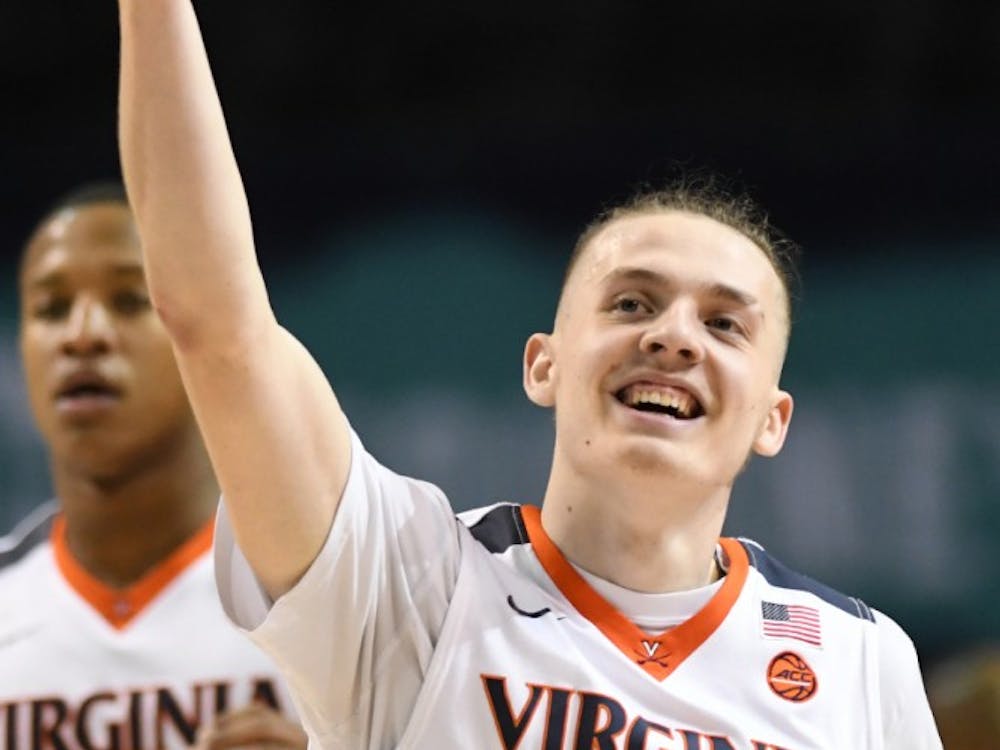 Freshman guard Kyle Guy led the Cavaliers with 20 points in the&nbsp;75-63 victory.