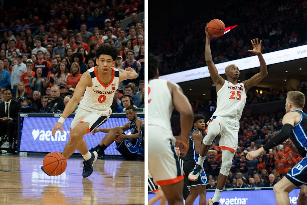 <p>Kihei Clark and Mamadi Diakite are leading Virginia in assists and points, respectively,</p>