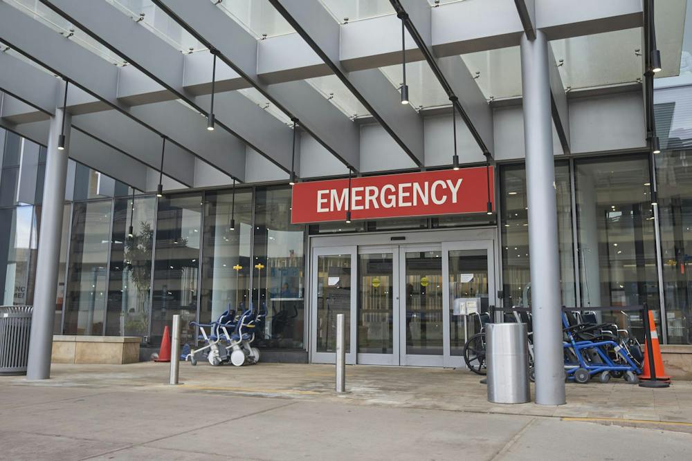 U.Va. Health emergency room, photographed Feb. 9, 2024.
