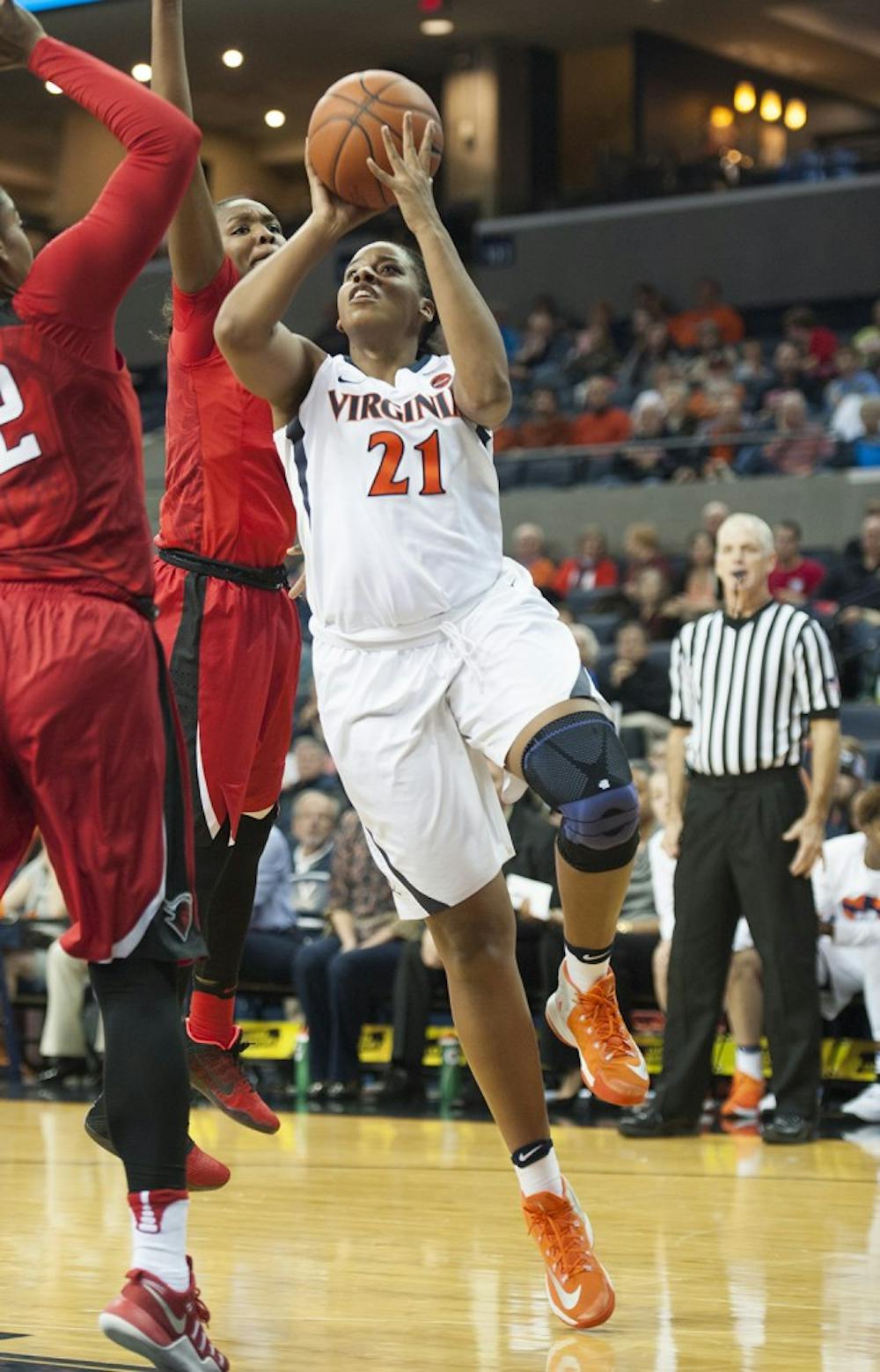 <p>Junior forward Lauren Moses earned All-Tournament honors after scoring a game-high 19 points against Nebraska.</p>