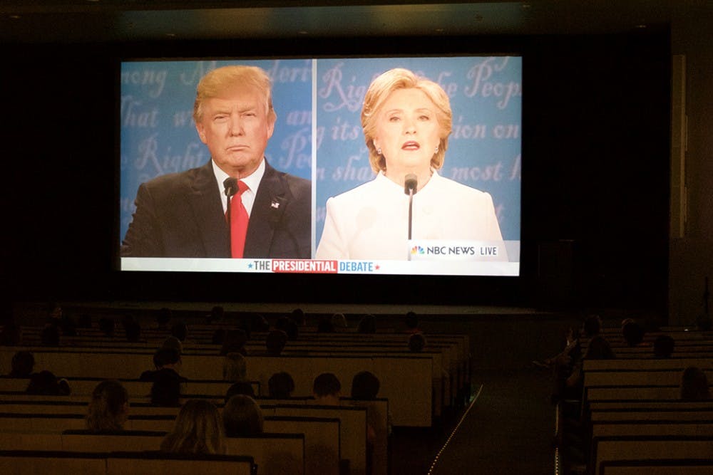 This event was co-sponsored by Student Council, University Programs Council, The New York Times, UVAVotes, the Class of 2017 Trustees, College Republicans and University Democrats.