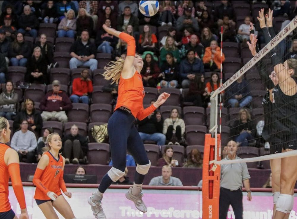 Virginia's season concluded on a high note Saturday afternoon in a sweep of Virginia Tech.