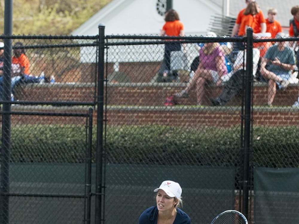 Senior Danielle Collins, a two-time All-American, is one of the key leaders of the Virginia' women's tennis team as one of the team's three captains.