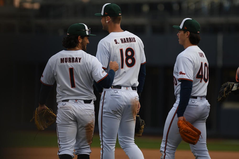 Sam Harris had the play of the day, with a 397-foot home run.