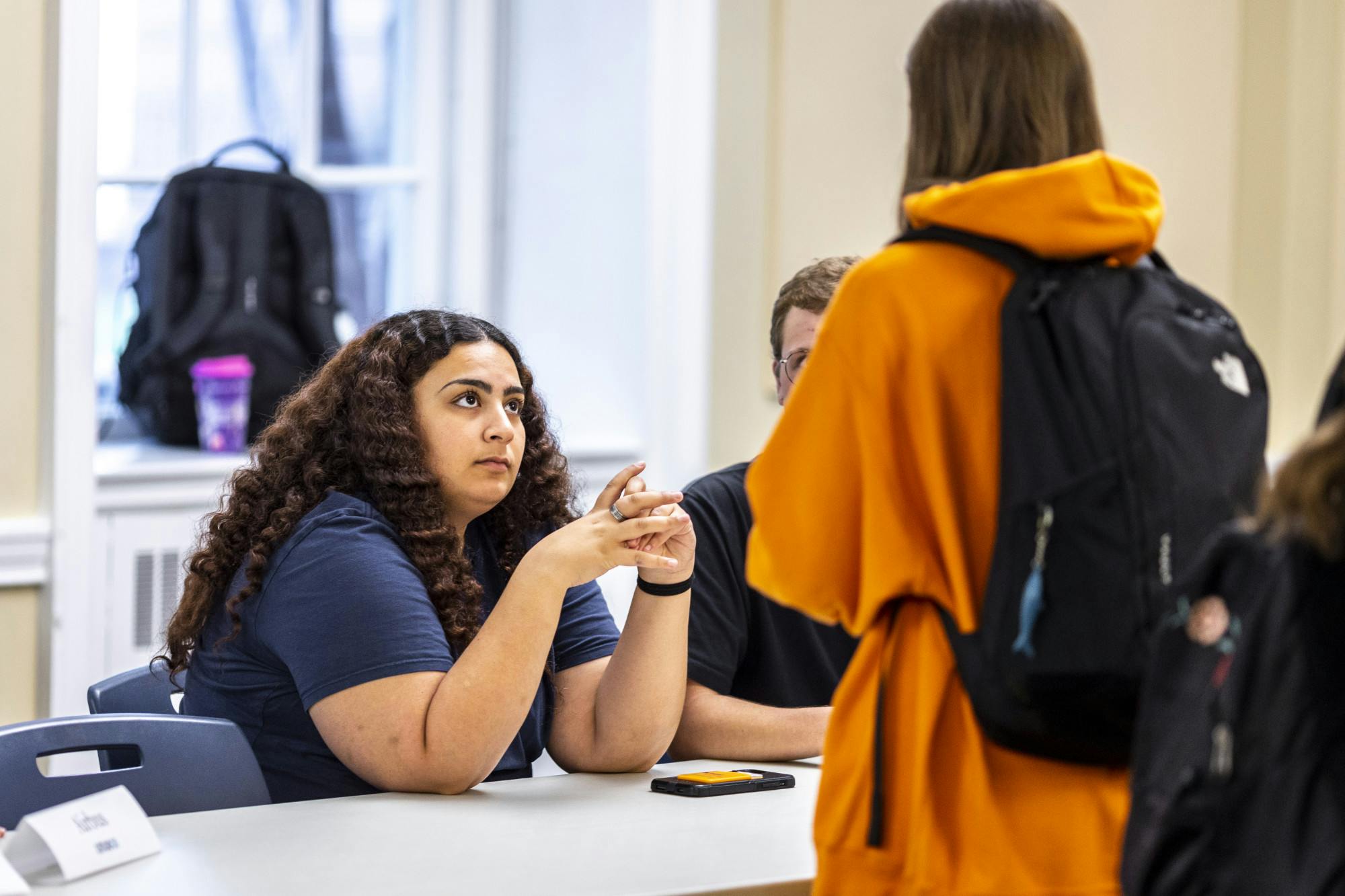 Student council members informed potential applicants about Student Council’s work as part of their recruitment cycle. 