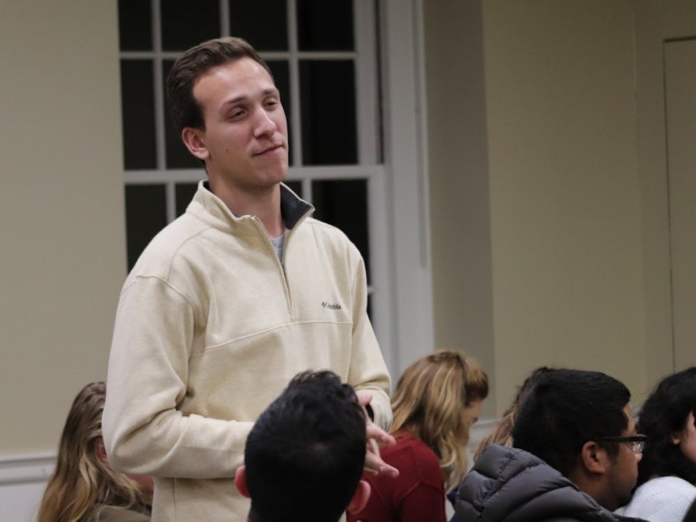 During the legislative session, fourth-year College student Lukas Pietrzak, who co-sponsored the Central Grounds Parking Garage bill, encouraged the Representative Body to pass a resolution opposing the now-eliminated 24/7 parking fees at the garage.&nbsp;