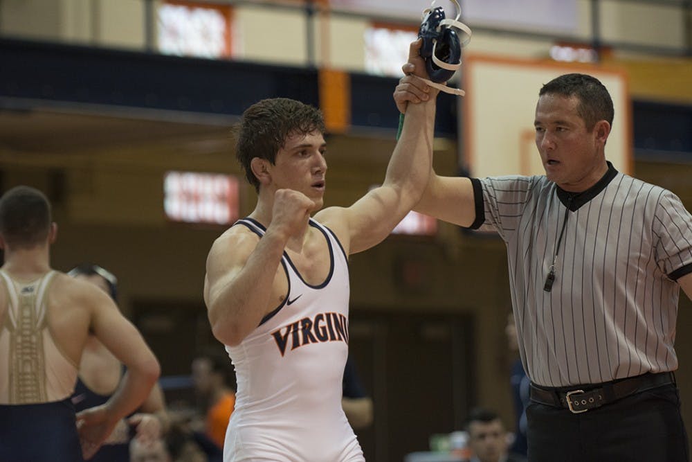 Senior George DiCamillo hopes to place in his final collegiate wrestling competition.