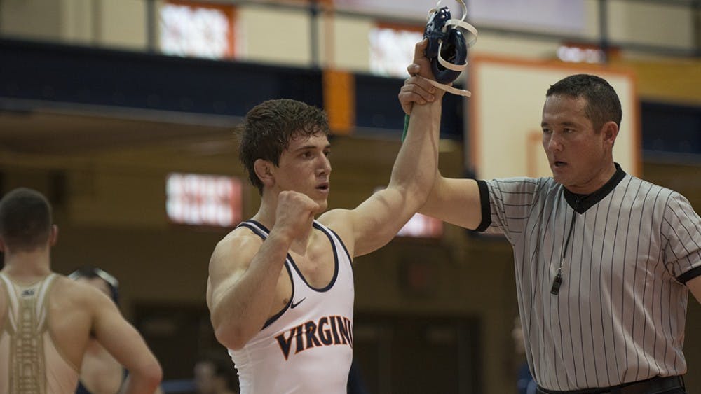 Senior George DiCamillo hopes to place in his final collegiate wrestling competition.
