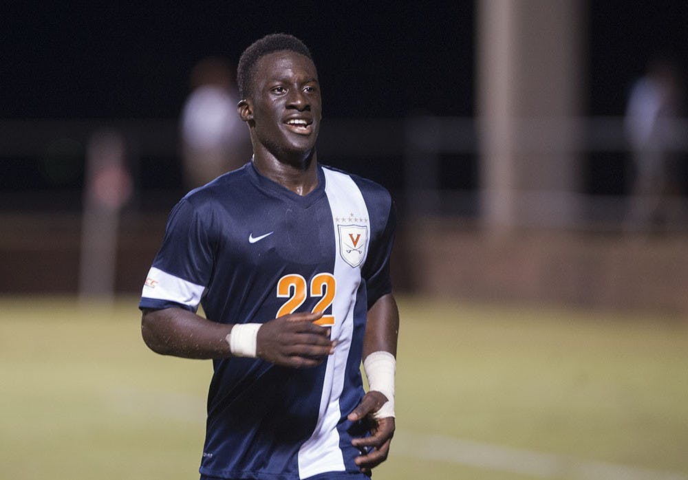 <p>Freshman midfielder Jean-Christophe Koffi scored his second goal of the season in the Cavaliers' 2-1 loss to Boston College.</p>