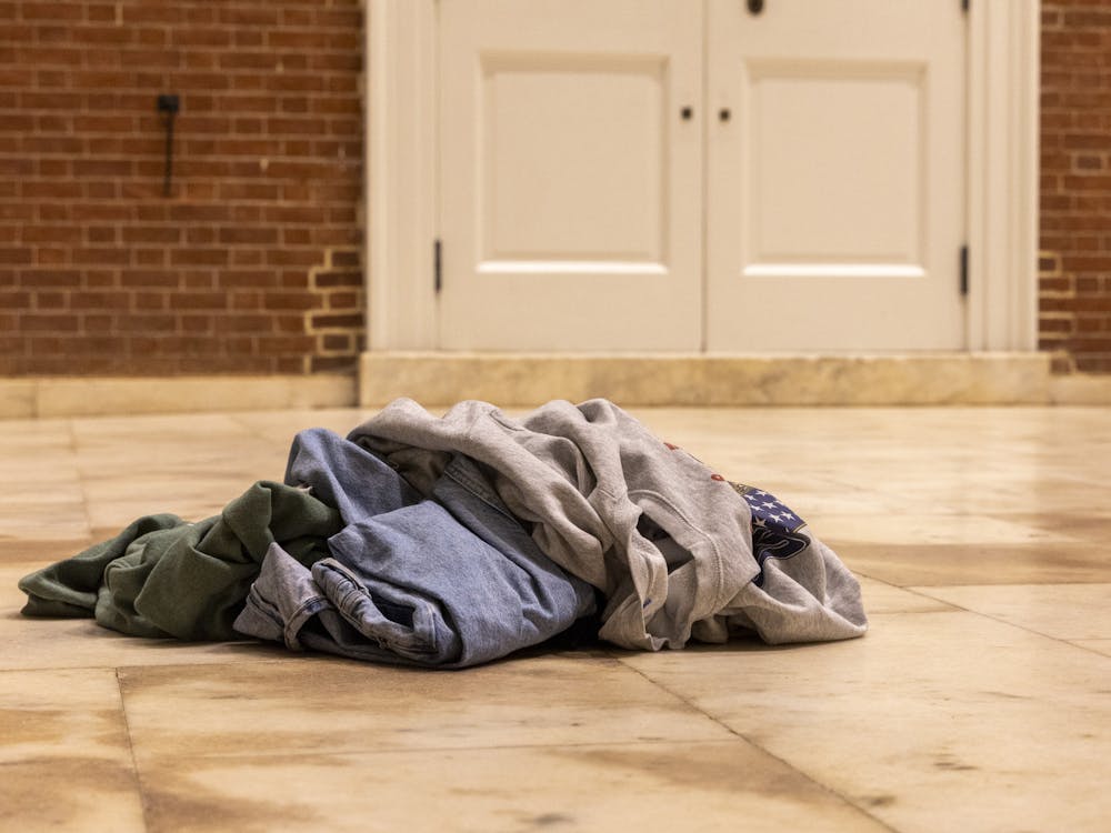 The basic idea is simple — students disrobe at the historical Rotunda steps facing Old Cabell Hall and run down the Lawn to the Homer statue before returning to the Rotunda to don their clothes and go home.