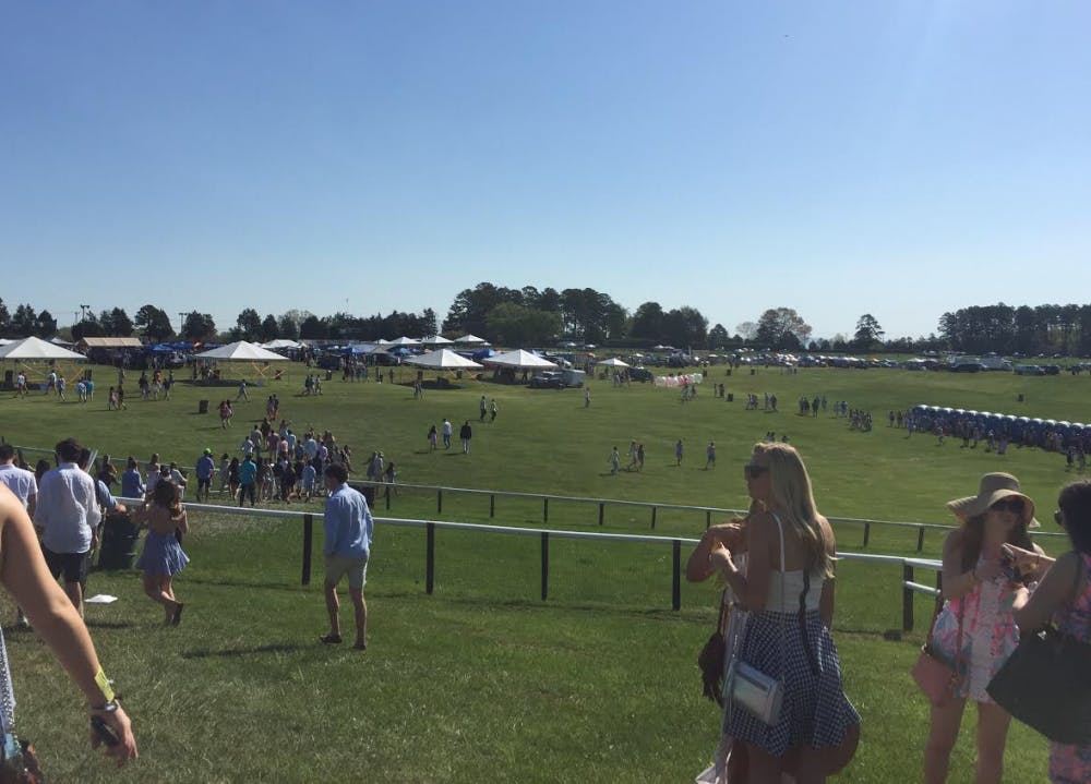 15,000 individuals attended this year's Foxfield Races. 