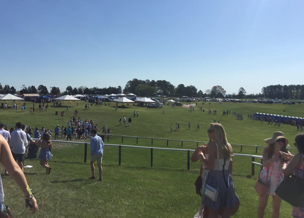15,000 individuals attended this year's Foxfield Races. 