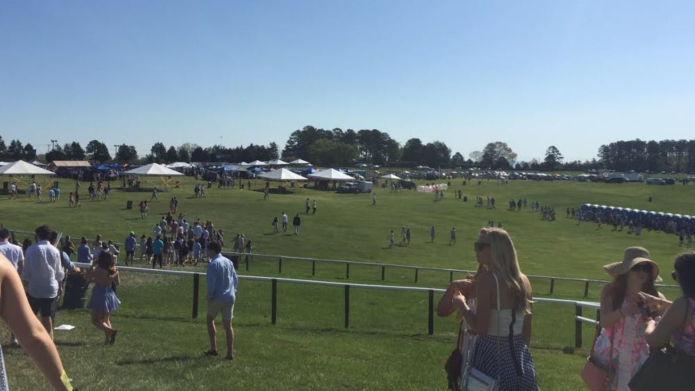15,000 individuals attended this year's Foxfield Races. 