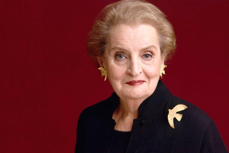 Albright also served in former President Bill Clinton’s administration until 2001 and was awarded the Presidential Medal of Freedom in May 2012.