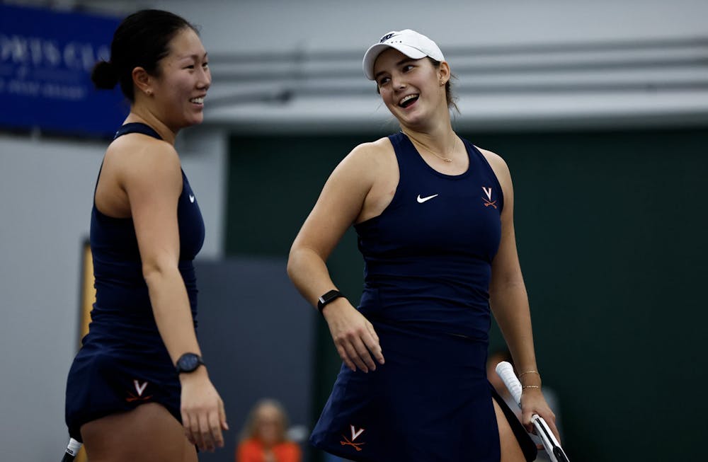 <p>Virginia's top doubles pairing came back from a 4-1 deficit in their season-opening match.</p>