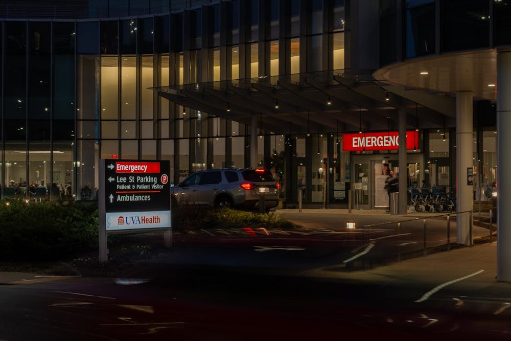 U.Va. Health Emergency Department, photographed January 12. 