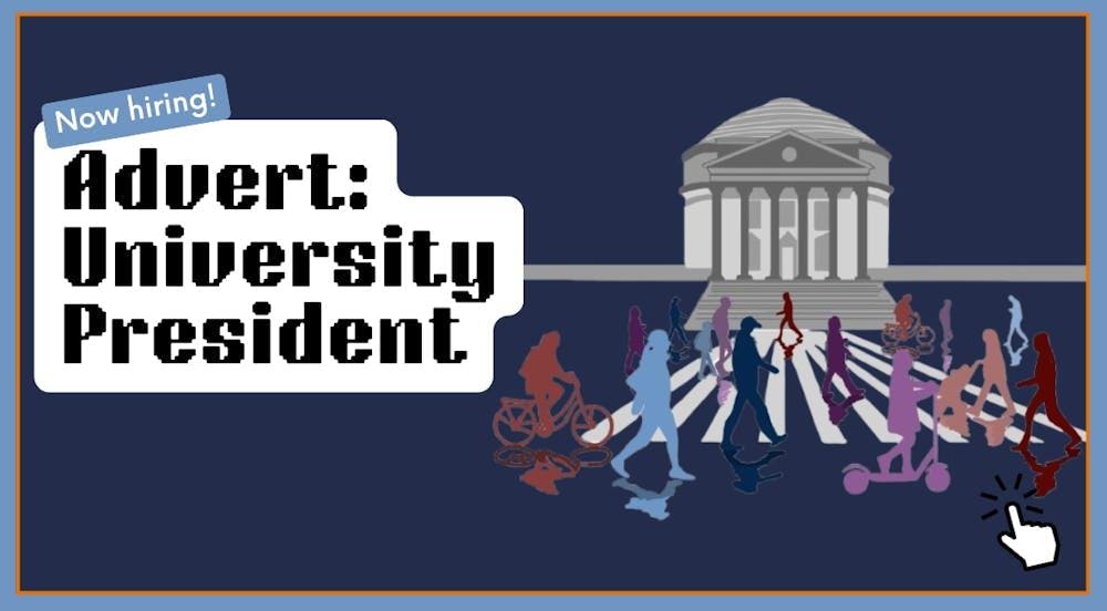 Los dos expresidentes de la Universidad, Teresa Sullivan y Jim Ryan, fueron elegidos con la ayuda de empresas de selección externas.
