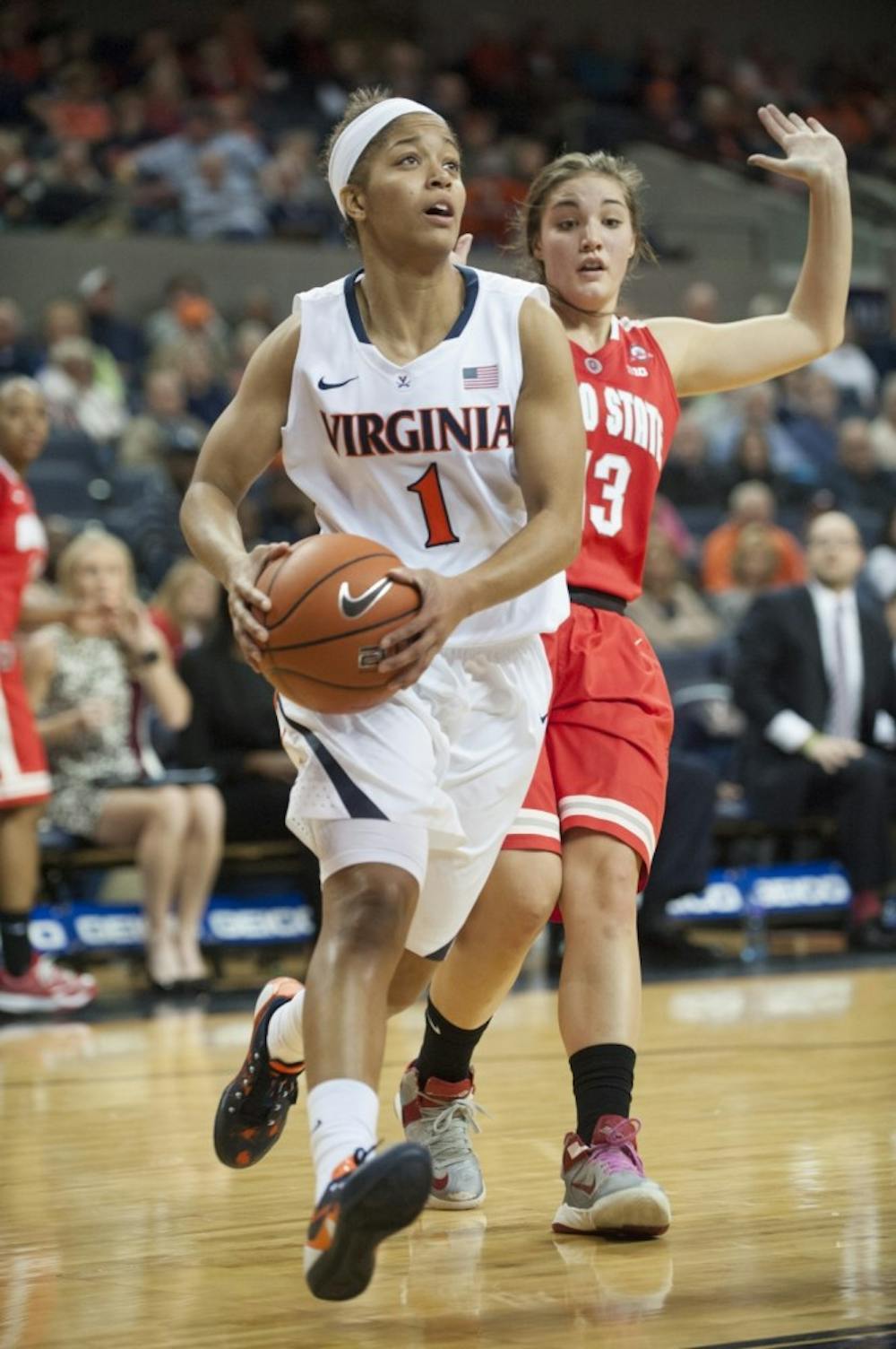 <p>Sophomore guard&nbsp;Mikayla Venson and Virginia will face NC State in&nbsp;Broughton High School's gym Wednesday.</p>