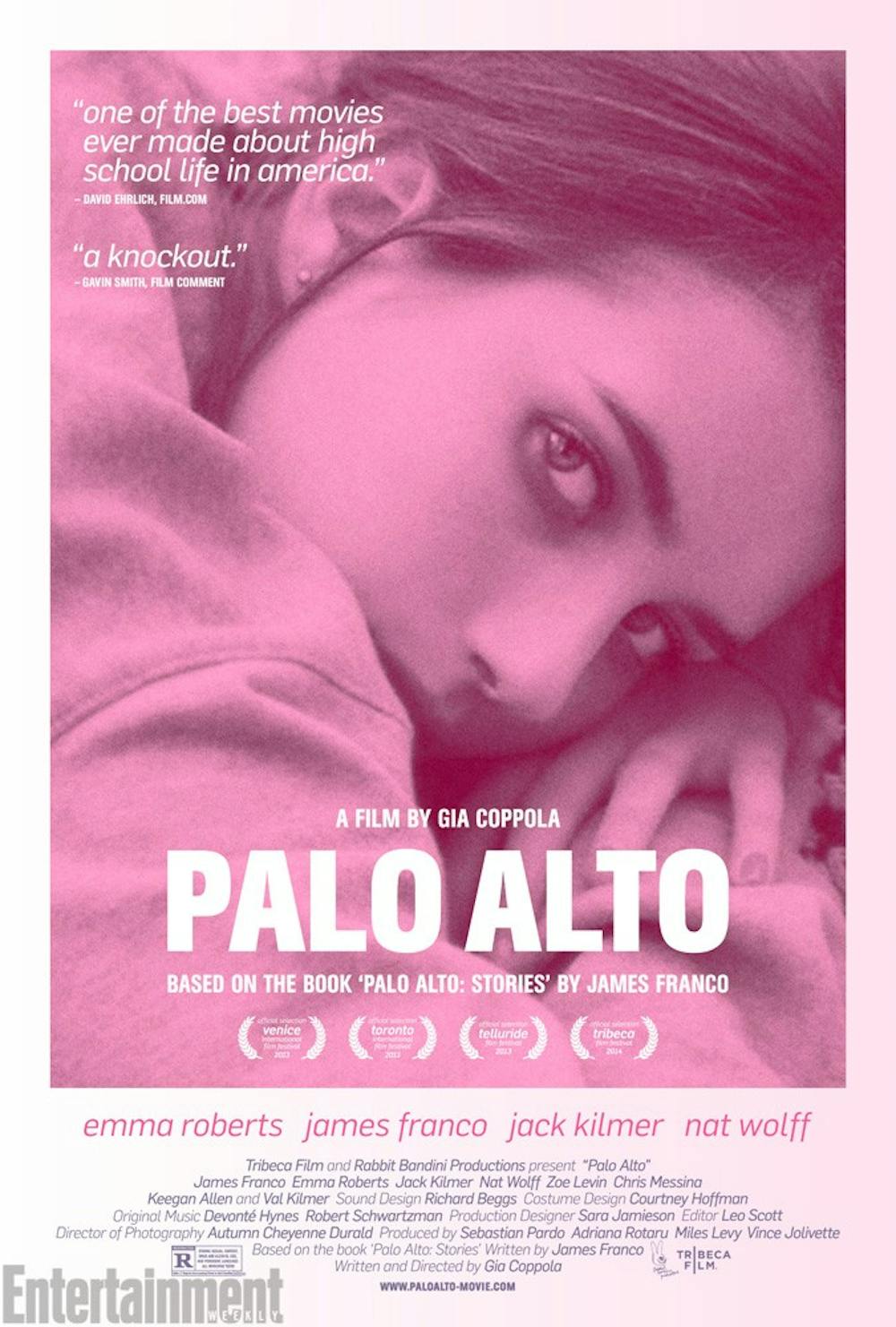 <p>“Palo Alto” is loosely based on a collection of short stories by James Franco which detail some of his own adolescent foibles in the eponymous California town.</p>