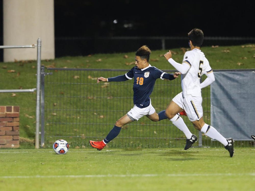 Sophomore forward Nathaniel Crofts lifted Virginia over Furman with his two goals.