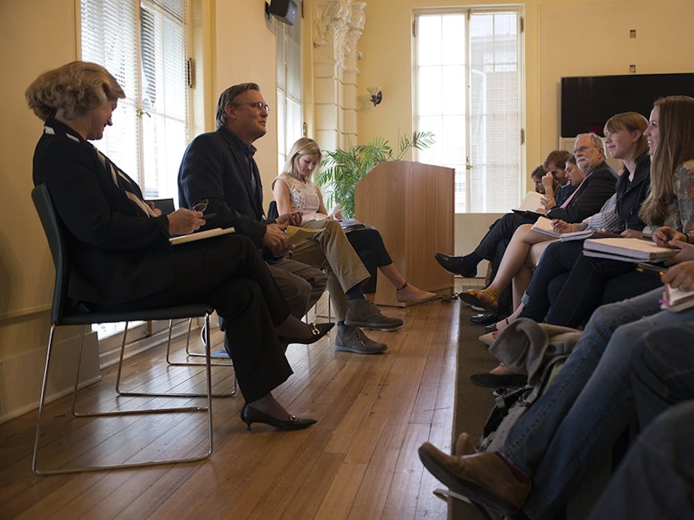 Panelists discuss practices of sustainable urban planning.