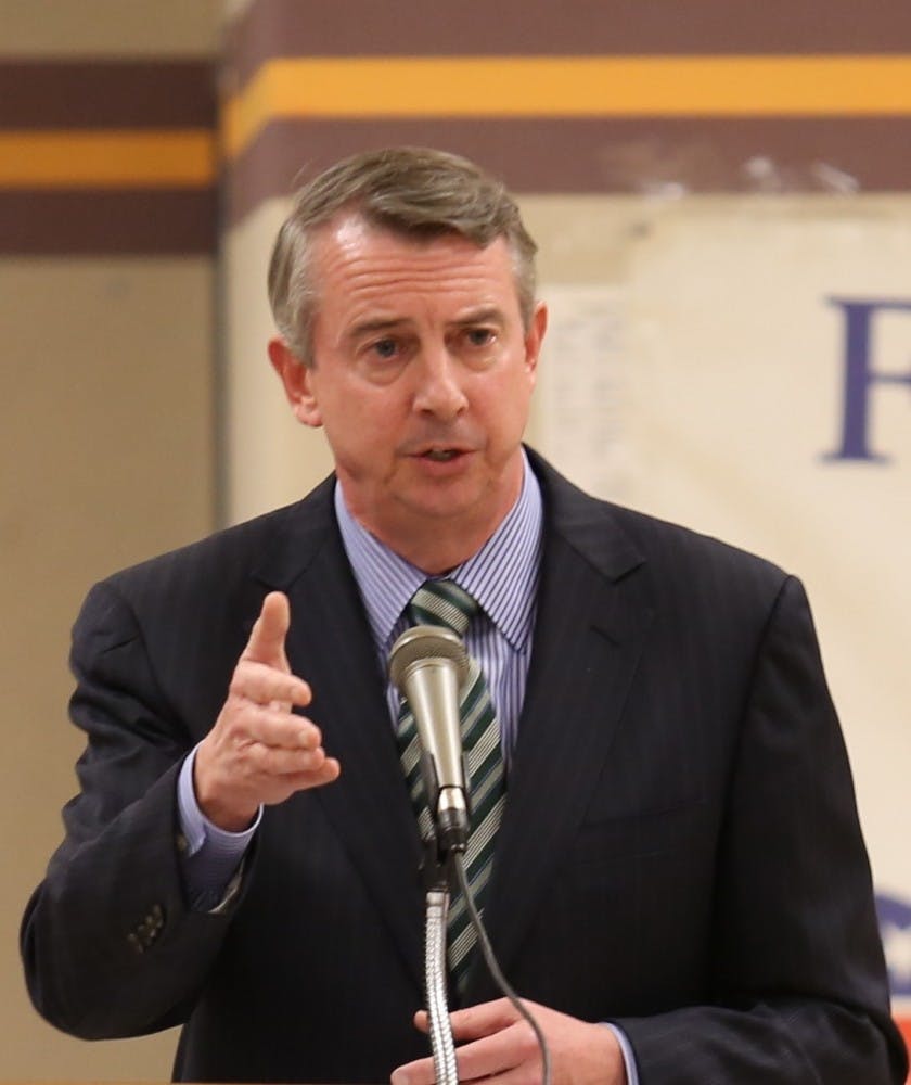 Gubernatorial candidate Ed Gillespie participated in a Q&A-style meeting with the College Republicans.