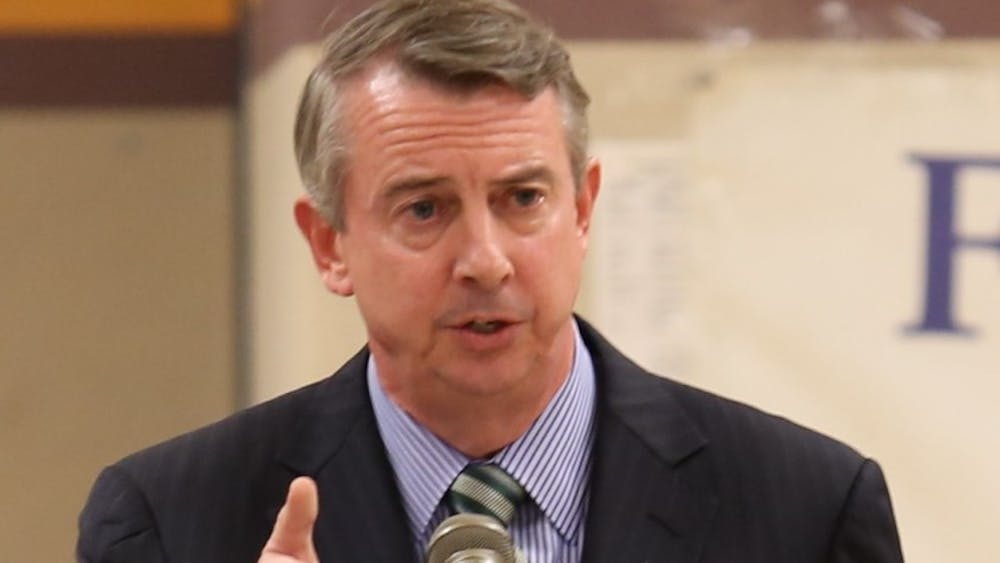 Gubernatorial candidate Ed Gillespie participated in a Q&A-style meeting with the College Republicans.