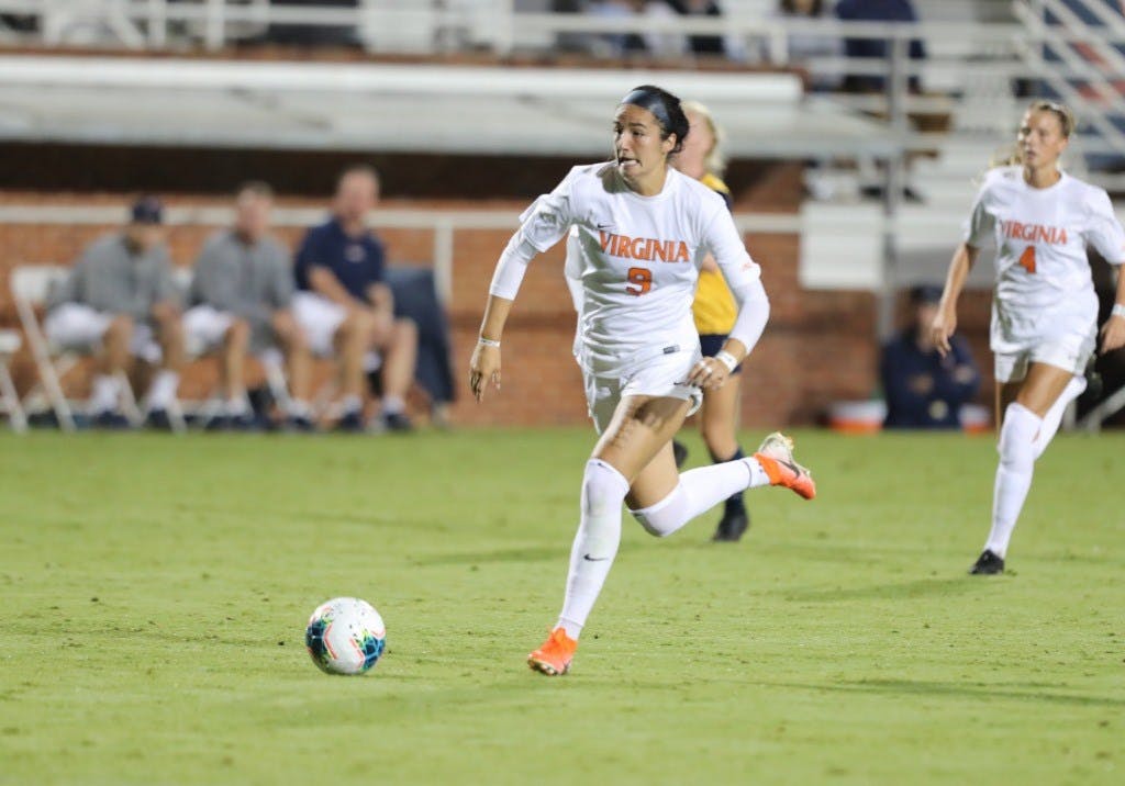 The Cavaliers faced difficulty against the talented Tar Heels in the first half, but tied things up in the second half with a goal by freshman midfielder Diana Ordonez.