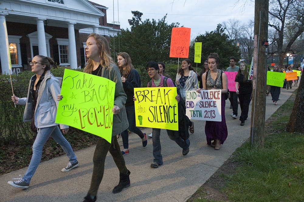 The annual event features a march across Grounds to speak out against violence in the University community.