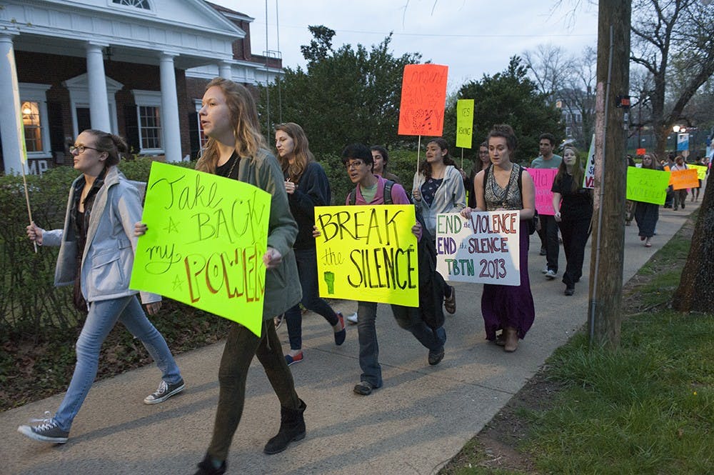 <p>The annual event features a march across Grounds to speak out against violence in the University community.</p>