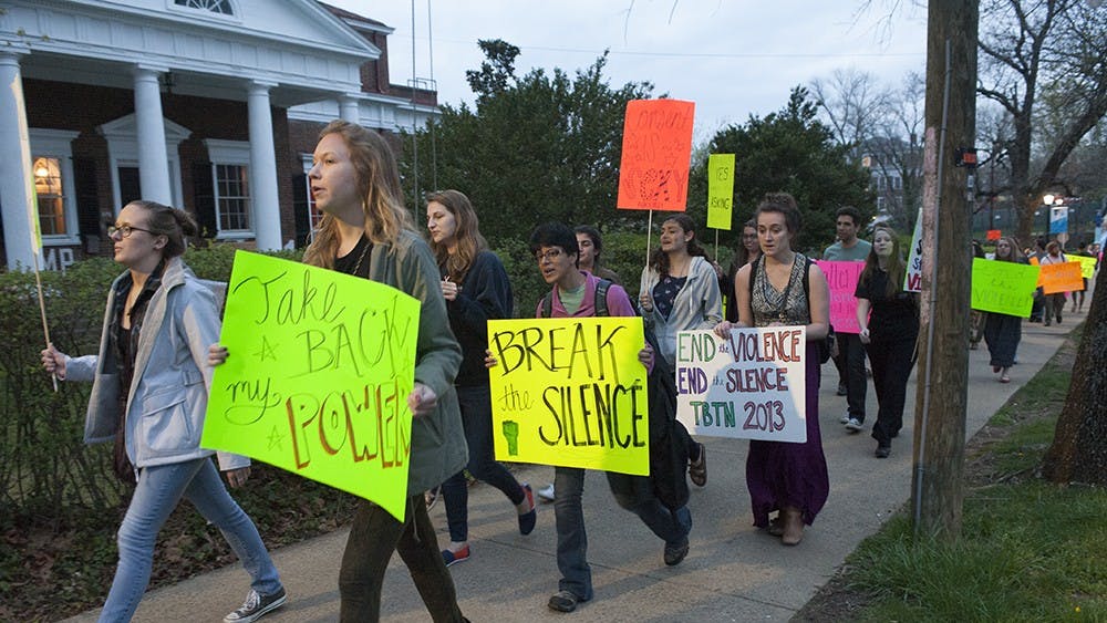 The annual event features a march across Grounds to speak out against violence in the University community.