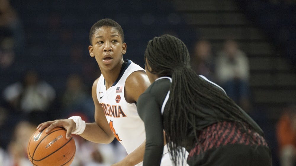 Virginia sophomore guard Dominique Toussaint scored 16 points in Virginia's loss Sunday night.