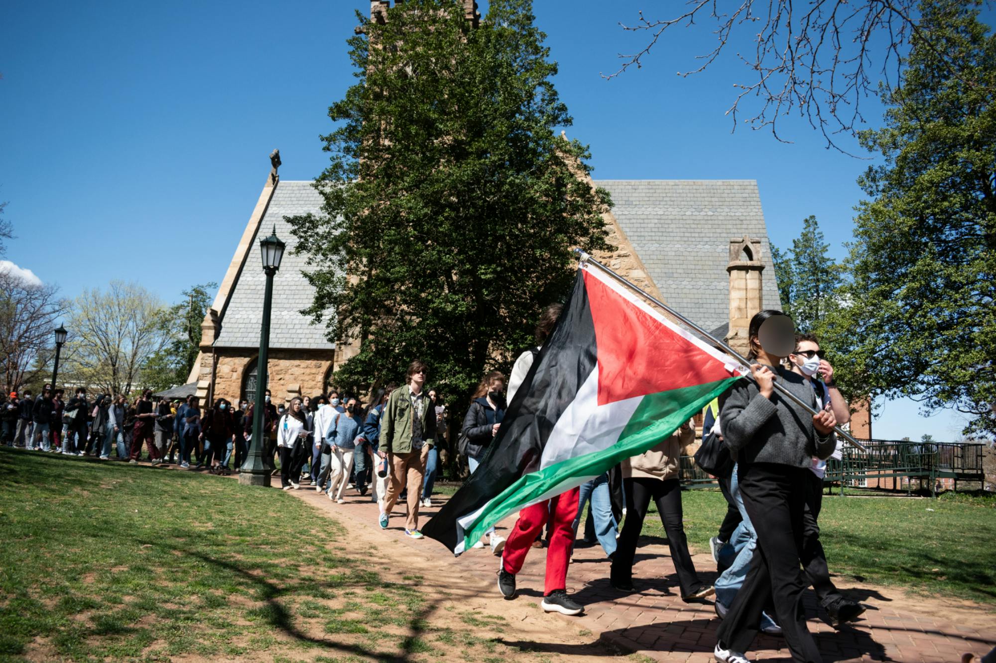 Over 24 student organizations were involved in organizing the walkout and shared fliers across social media to encourage students to join.