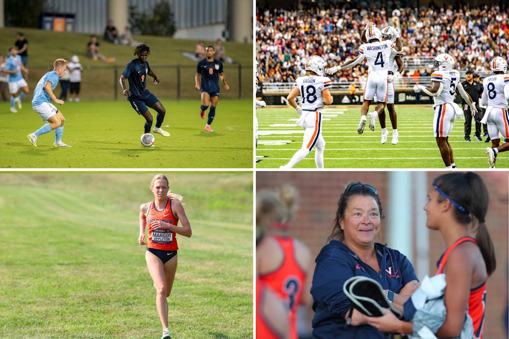 <p>Virginia has found success in the fall sports season from a mixture of new and familiar faces. (or whatever)</p>