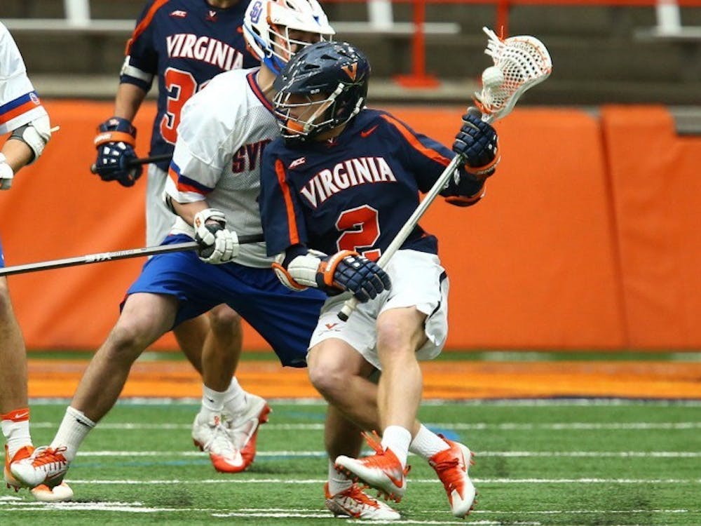 Sophomore attackman Michael Kraus will look to lead the Cavaliers over Princeton Saturday.